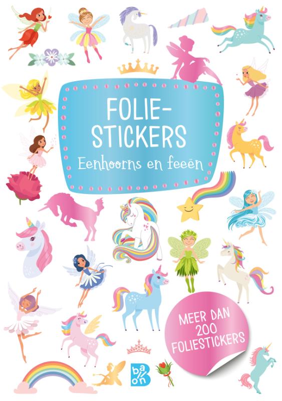 Omslag van Foliestickers Eenhoorns en feeën