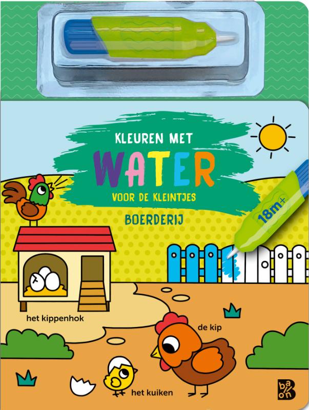 Omslag van Kleuren met water voor de kleintjes