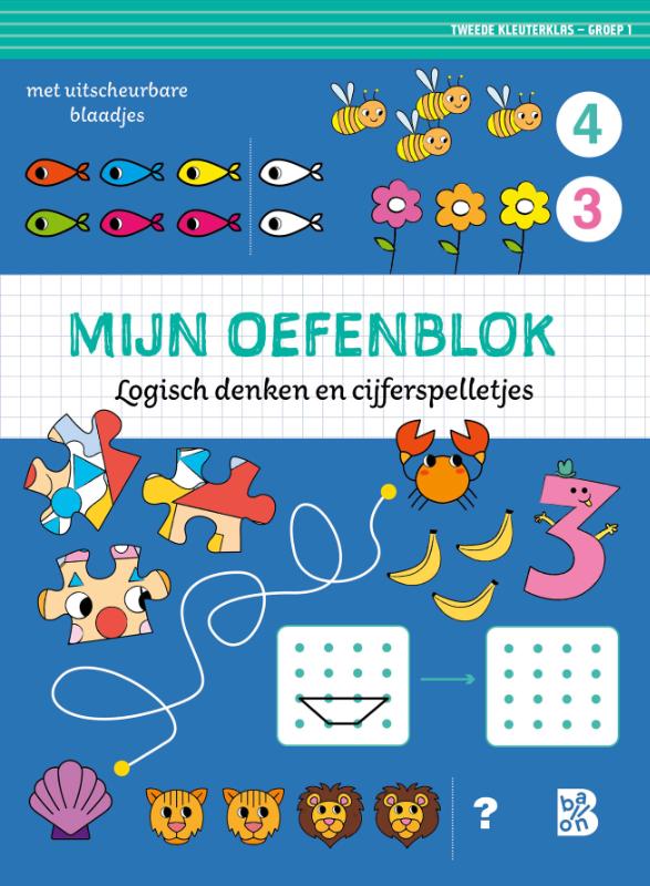 Omslag van Mijn oefenblok: Logisch denken en cijferspelletjes