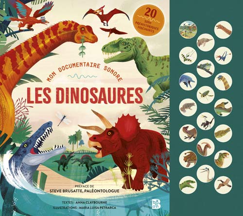Omslag van Mon documentaire sonore : Les dinosaures