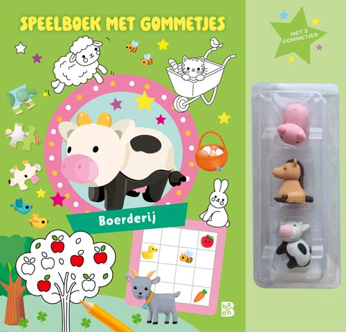 Omslag van Speelboek met gommetjes: Boerderij