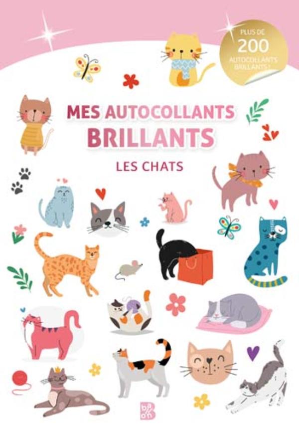 Omslag van Mes autocollants brillants: Les chats