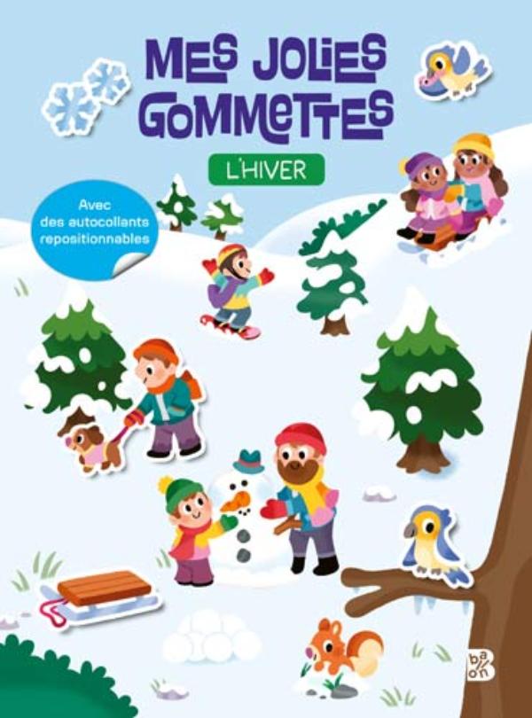 Omslag van Mes jolies gommettes : L'hiver