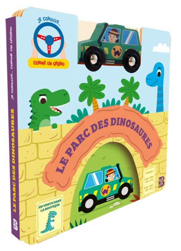 Omslag van Je conduis comme un grand: Le parc des dinosaures (jeep)