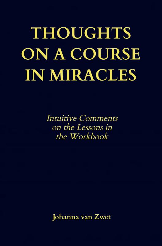 Omslag van THOUGHTS ON A COURSE IN MIRACLES