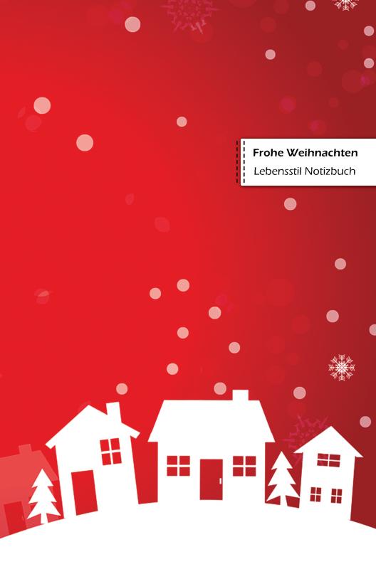 Omslag van Merry Christmas Lifestyle Notebook, Wide-ruled Dotted Lines, 180 Pages (Book 1)