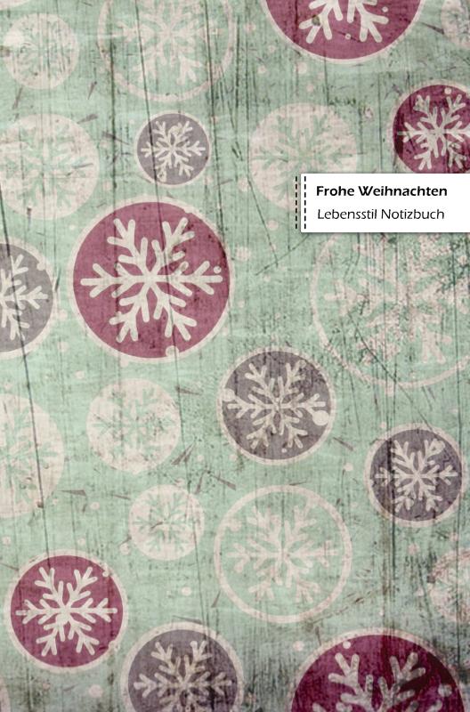 Omslag van Merry Christmas Lifestyle Notebook, Wide-ruled Dotted Lines, 180 Pages (Book 2)