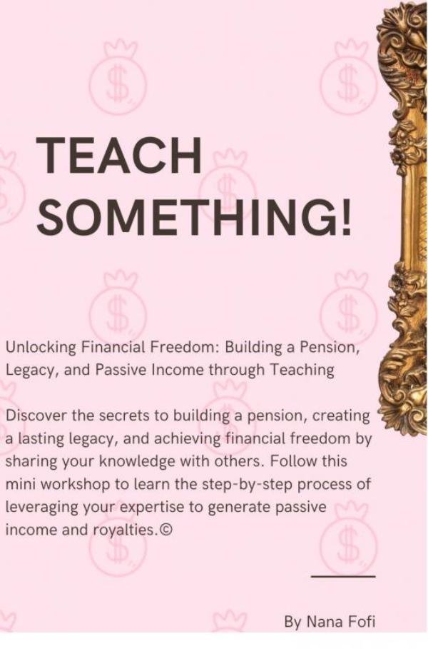 Omslag van Teach something!