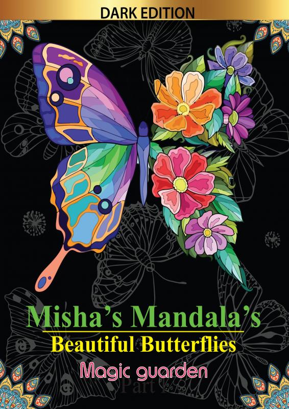 Omslag van Misha's mandala's: Beautiful butterflies Magic garden