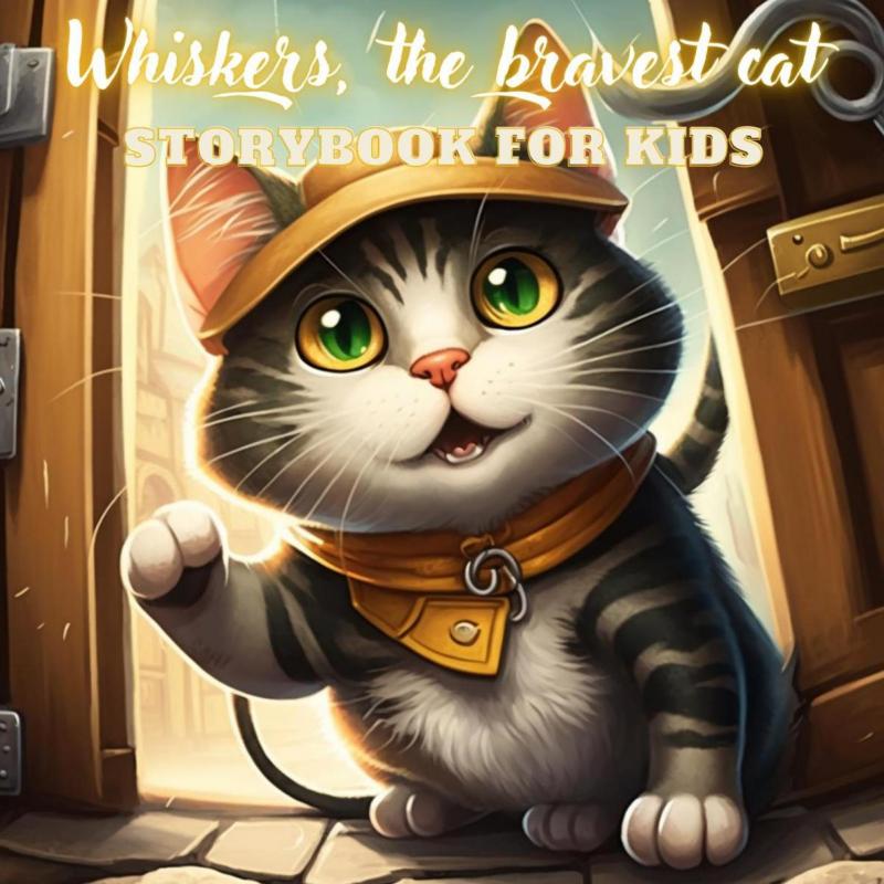 Omslag van Whiskers, the bravest cat you'll ever see
