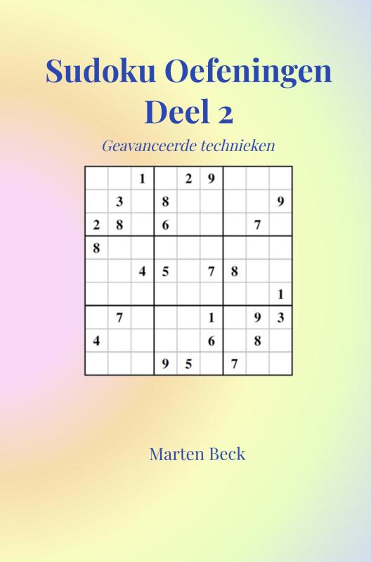 Omslag van Sudoku Oefeningen Deel 2