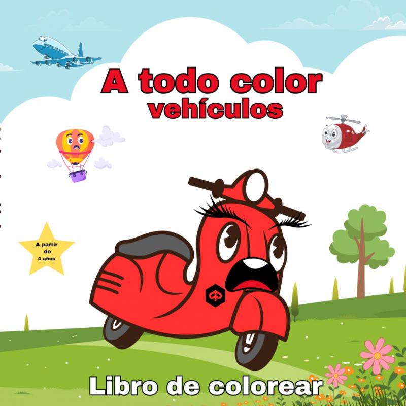 Omslag van A todo color-Vehiculos