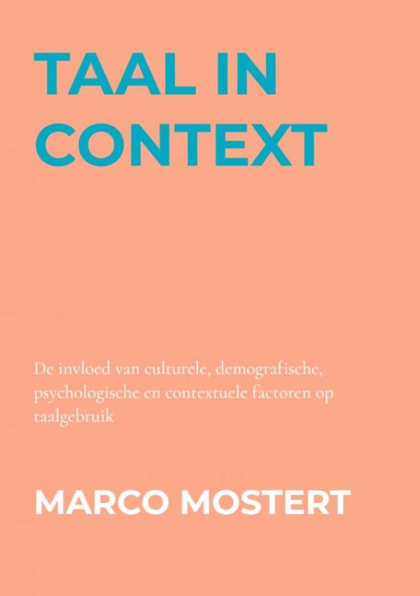 Omslag van Taal in context