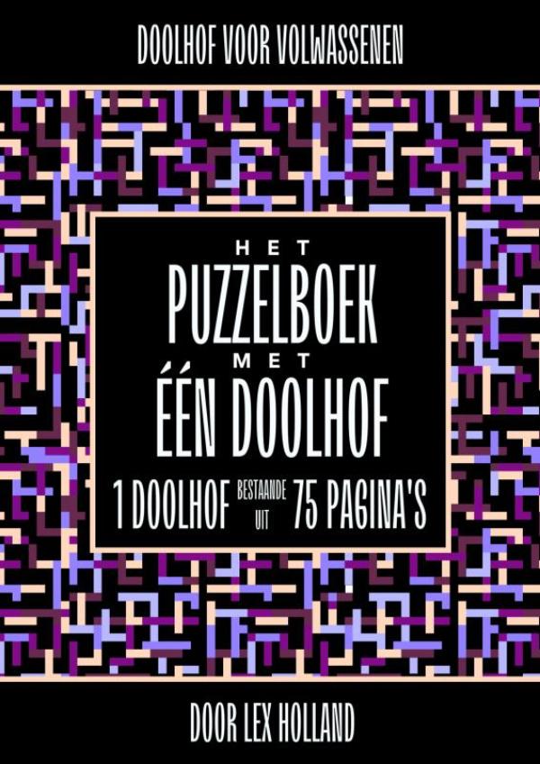 Omslag van Doolhof voor Volwassenen - Het Puzzelboek met Eén Doolhof