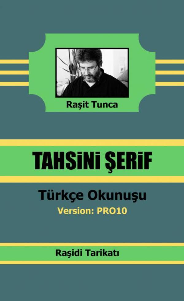 Omslag van Raşidi Tahsini Şerifi PRO10 Türkçe Okunuşu