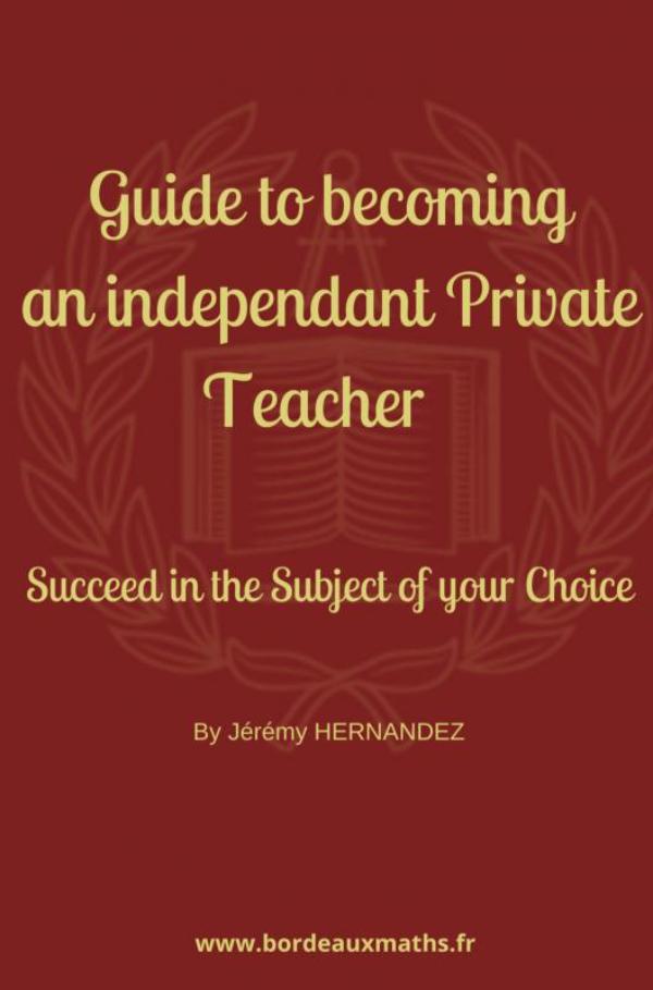 Omslag van Guide to Becoming an Independent Private Teacher