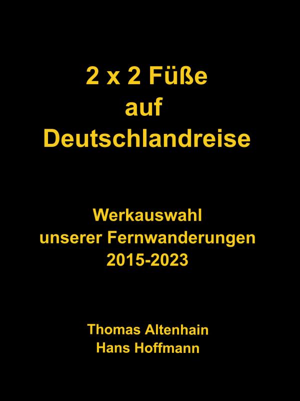 Omslag van 2 x 2 Füße auf Deutschlandreise