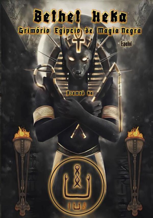 Omslag van Bethet Heka- Grimorio Egípcio de Magia Negra