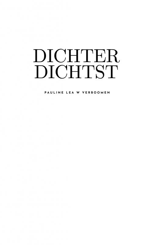 Omslag van Dichter Dichtst
