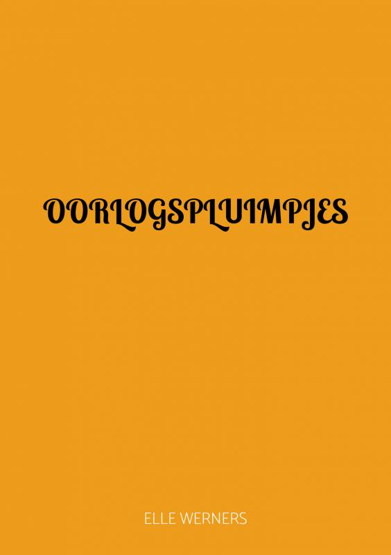 Omslag van OORLOGSPLUIMPJES