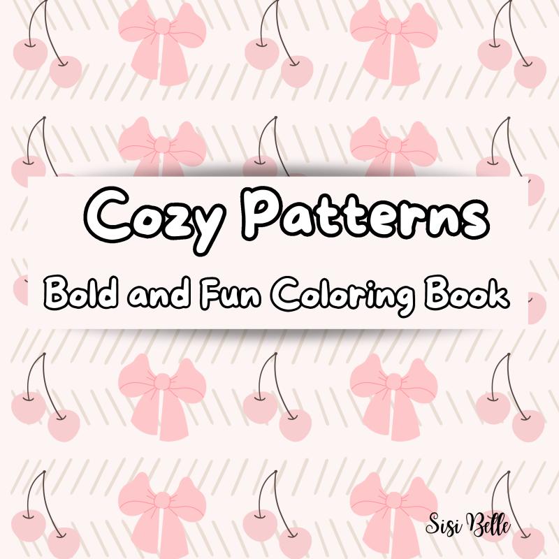 Omslag van Cozy Patterns coloring book
