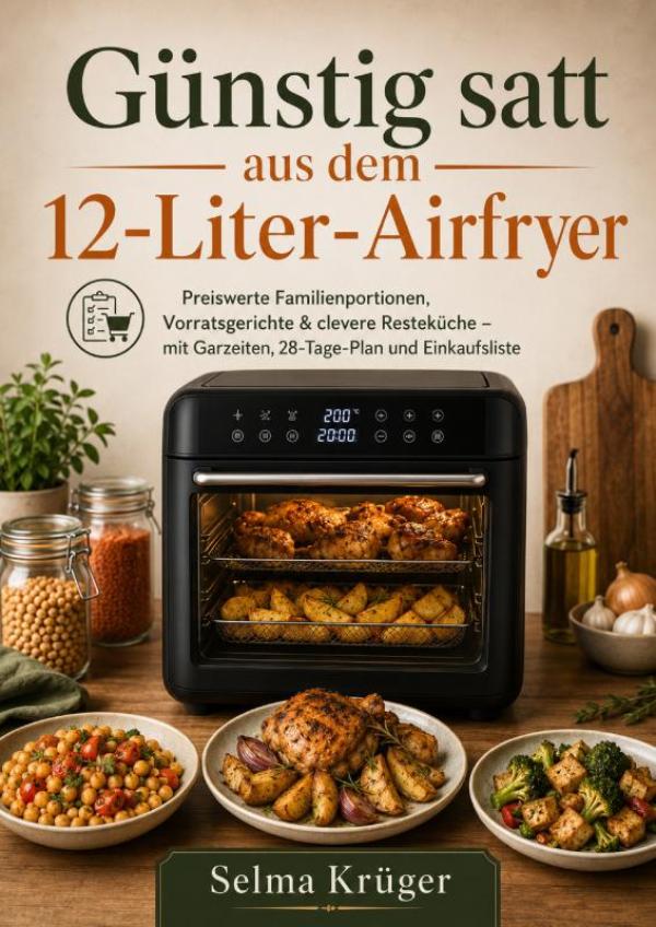 Omslag van Günstig satt aus dem 12-Liter-Airfryer