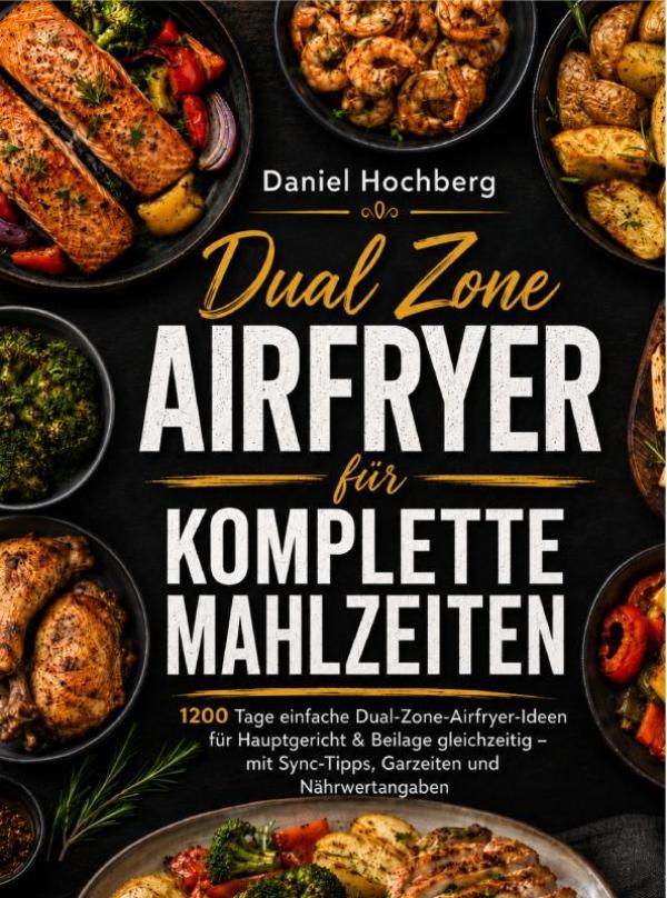 Omslag van Dual Zone Airfryer für komplette Mahlzeiten