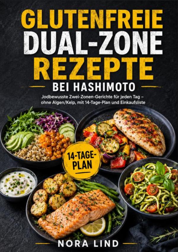 Omslag van Glutenfrei durch den Hashimoto-Alltag aus dem Doppelkorb-Airfryer