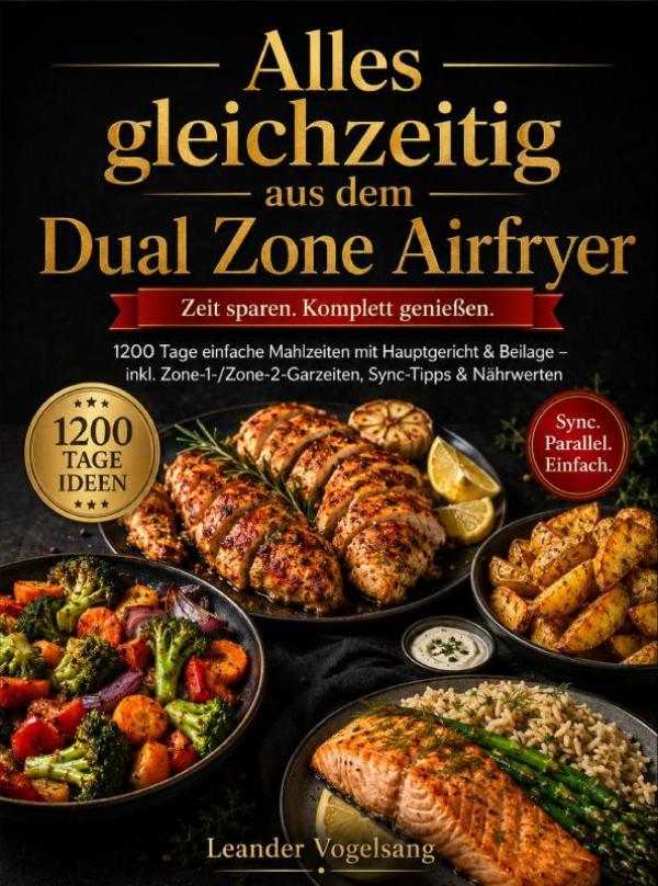 Omslag van Alles gleichzeitig aus dem Dual Zone Airfryer