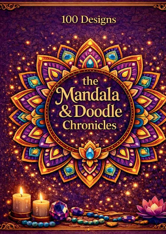 Omslag van Mandala & Doodle designs