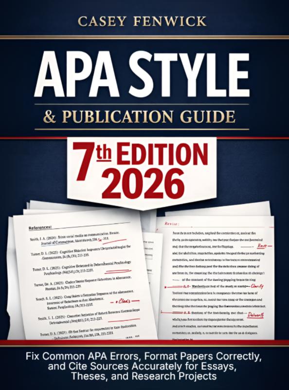 Omslag van APA Style & Publication Guide 7th Edition 2026