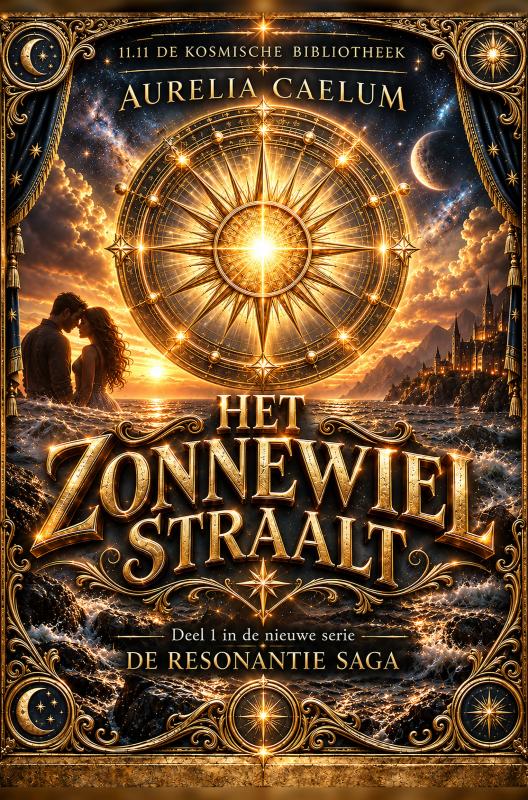Omslag van De Resonantie Saga - Deel 1 - Het Zonnewiel Straalt