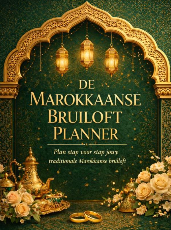 Omslag van De Marokkaanse Bruiloft Planner