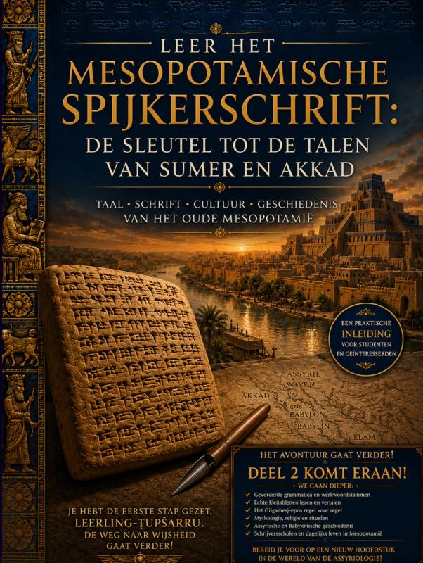 Omslag van Leer het Mesopotamische Spijkerschrift Deel 1