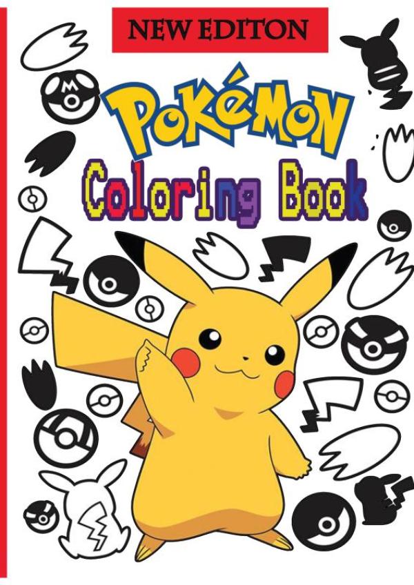Omslag van Pokémon Coloring Book