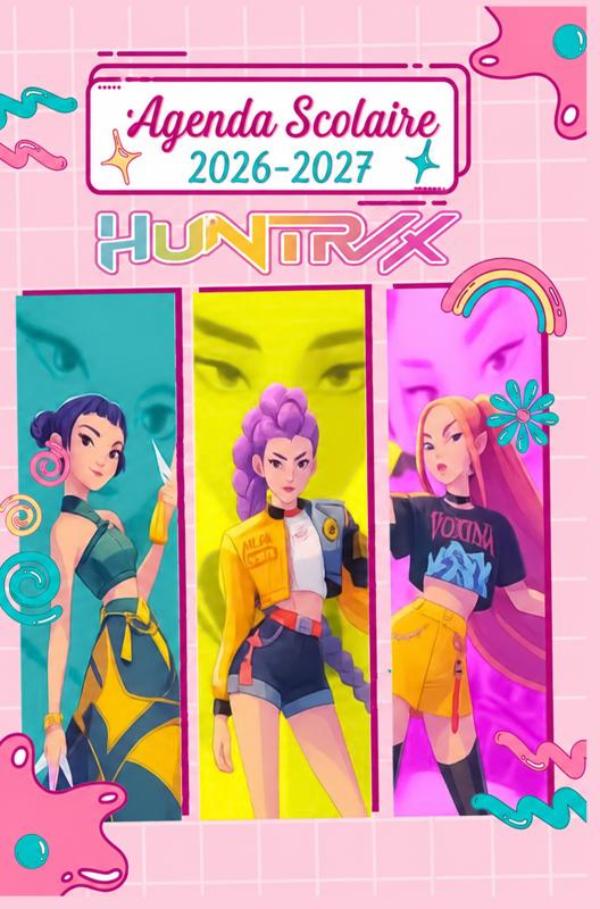 Omslag van Agenda Scolaire 2026-2027 KPop Demon Hunters