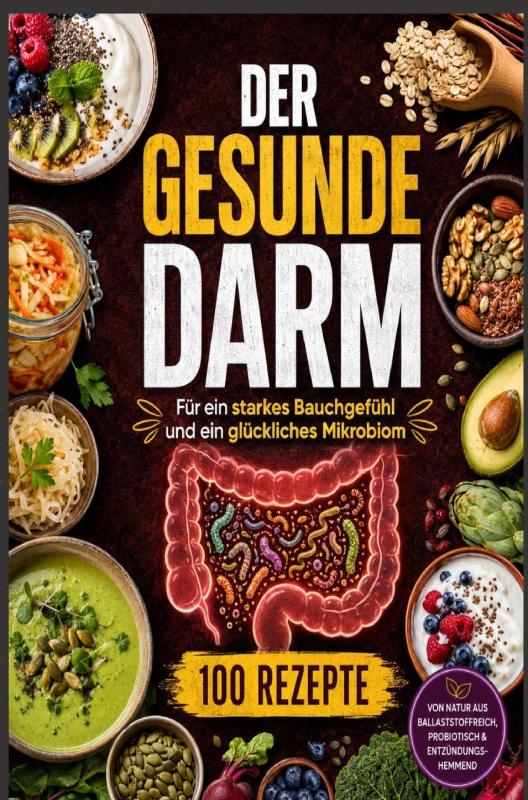 Omslag van Der gesunde Darm 100 darmfreundliche Rezepte für ein gutes Bauchgefühl und ein vielfältiges Mikrobiom