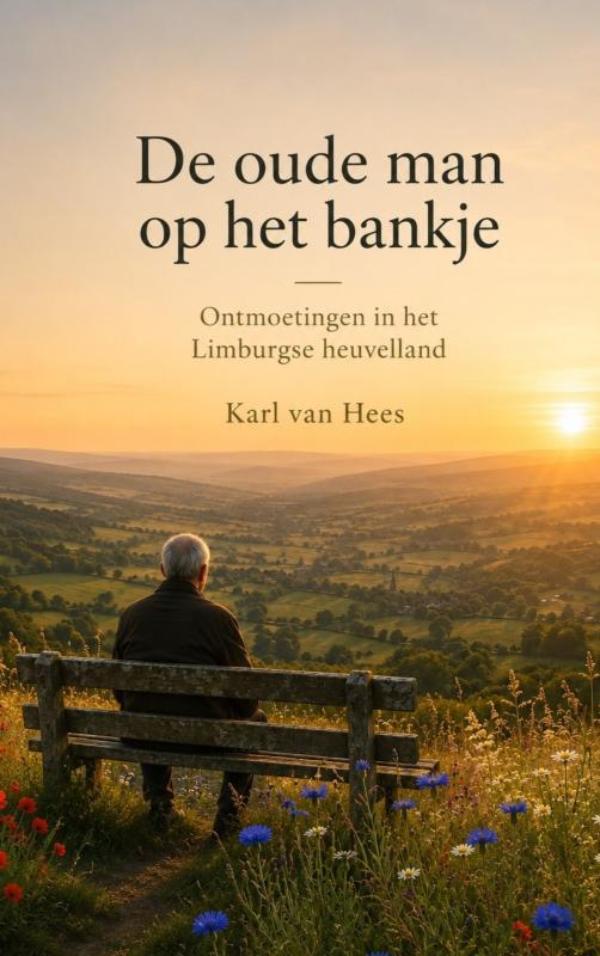 Omslag van De oude man op het bankje