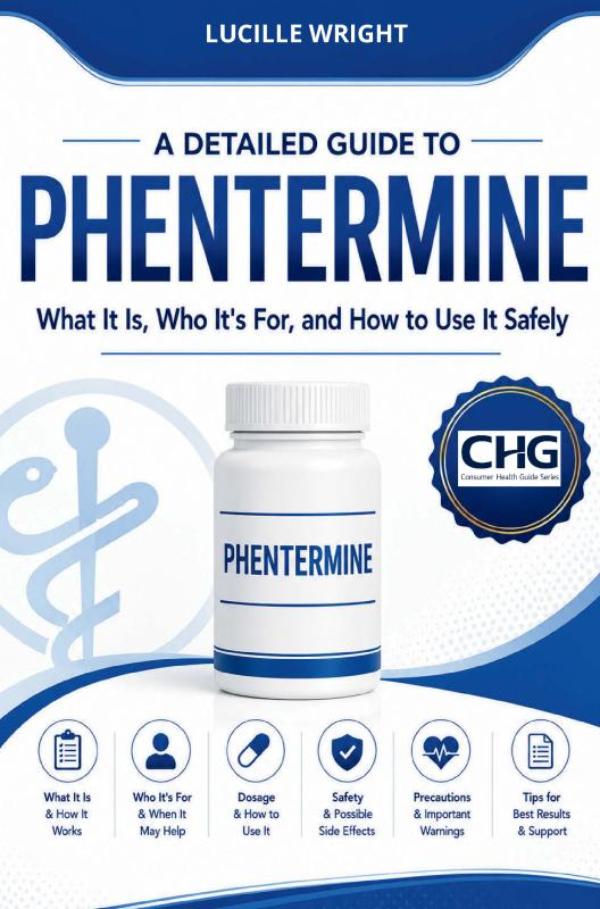 Omslag van A DETAILED GUIDE TO PHENTERMINE