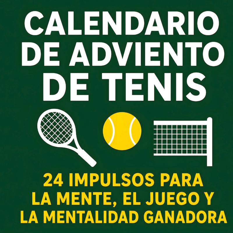Omslag van Calendario de Adviento de Tenis