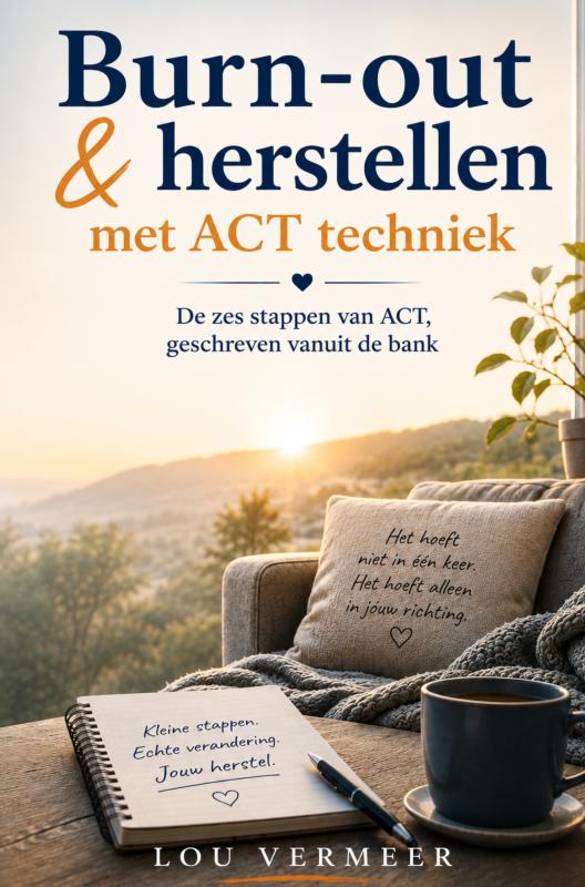 Omslag van Burn-out & herstellen met ACT techniek
