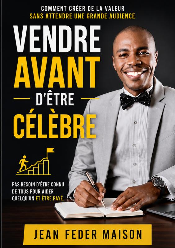 Omslag van VENDRE AVANT D’ÊTRE CÉLÈBRE