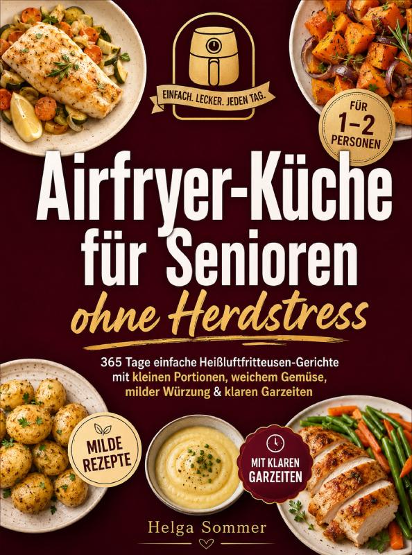 Omslag van Airfryer-Küche für Senioren ohne Herdstress
