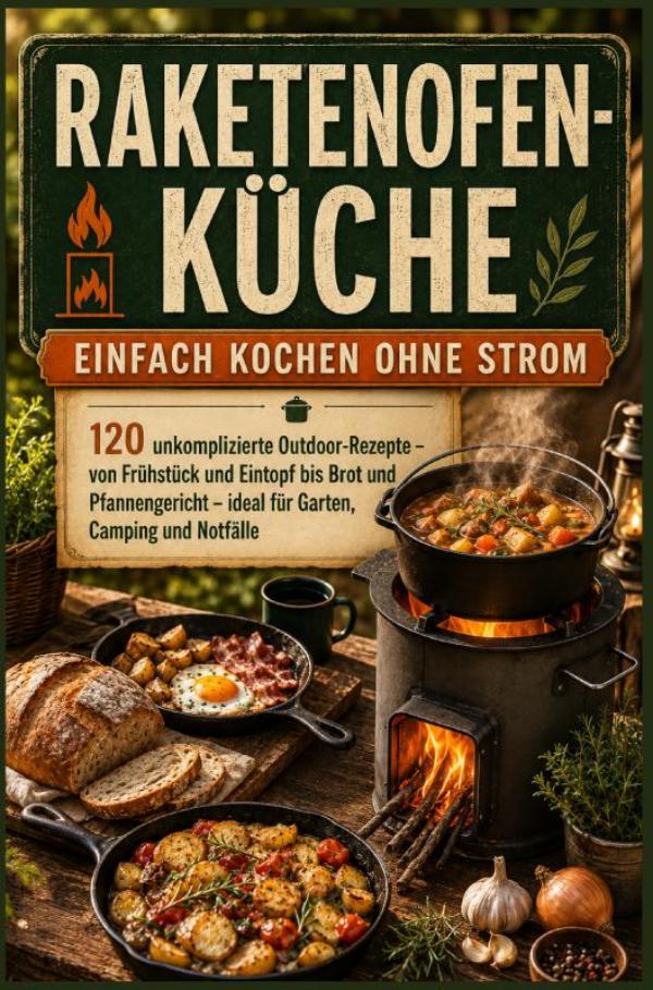 Omslag van Raketenofen-Küche: Einfach kochen ohne Strom