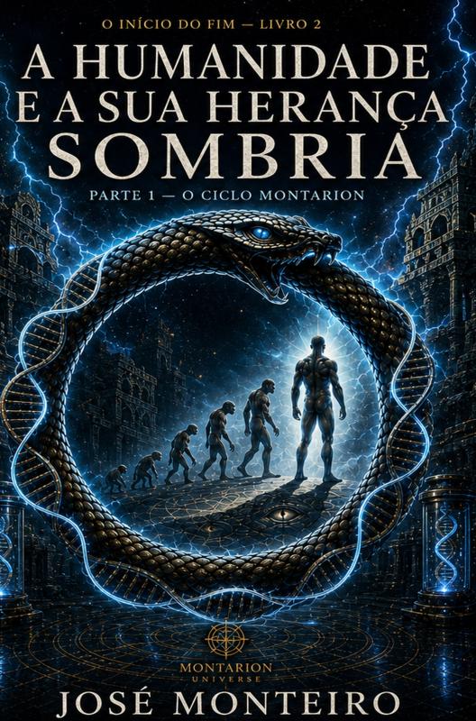 Omslag van A humanidade e a sua herança sombria: parte 1 o ciclo Montarion