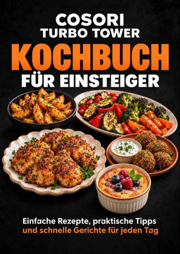 Omslag van COSORI Turbo Tower Kochbuch für Einsteiger