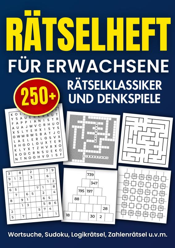 Omslag van Rätselheft für Erwachsene