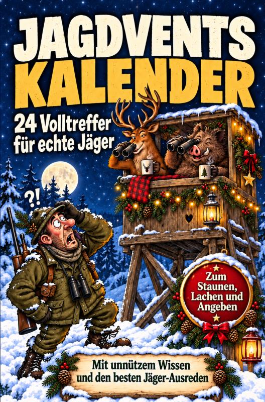 Omslag van Jagdventskalender - 24 Volltreffer bis Weihnachten