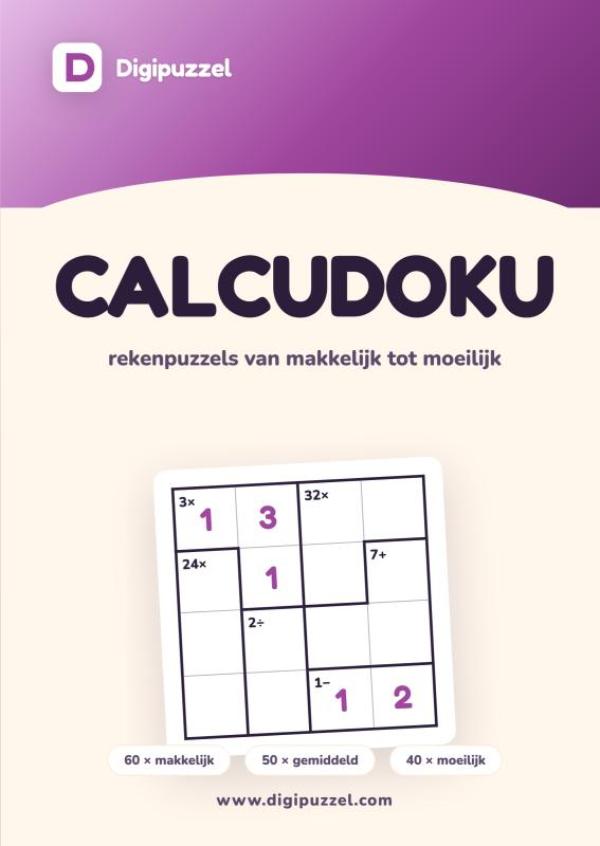 Omslag van Digipuzzel Calcudoku