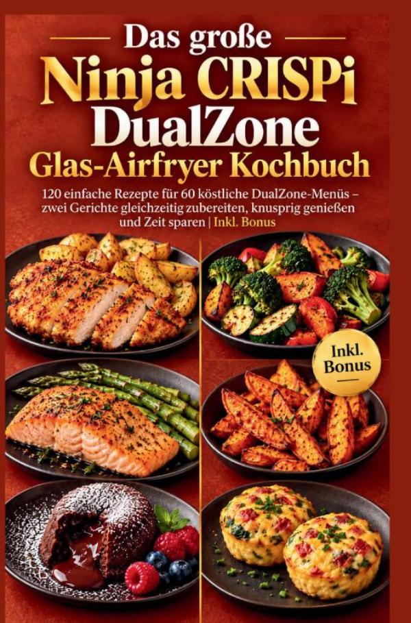Omslag van Das große Ninja CRISPi DualZone Glas-Airfryer Kochbuch